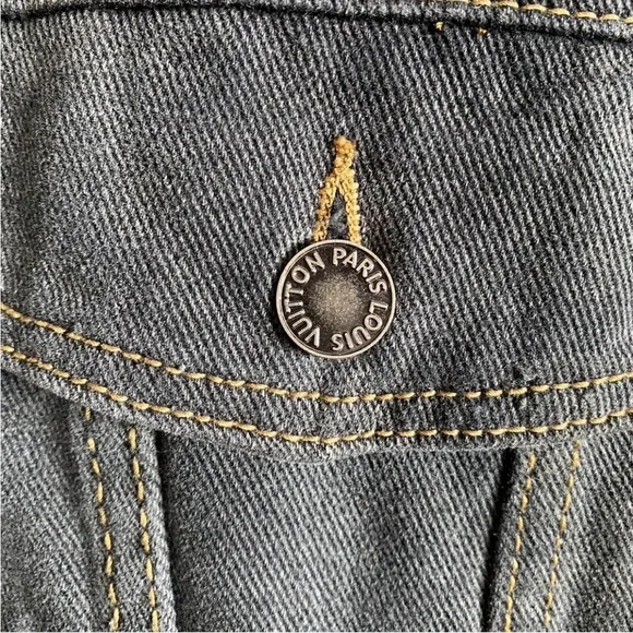 Louis Vuitton vintage Gray Denim Jacket - Picture 2 of 6